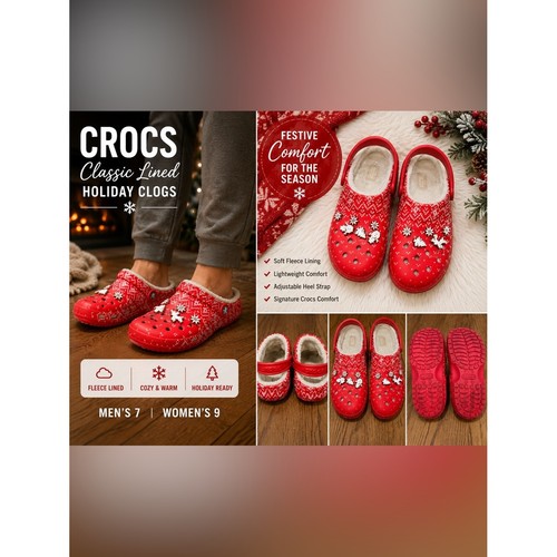Crocs classic lined holiday - classic,
