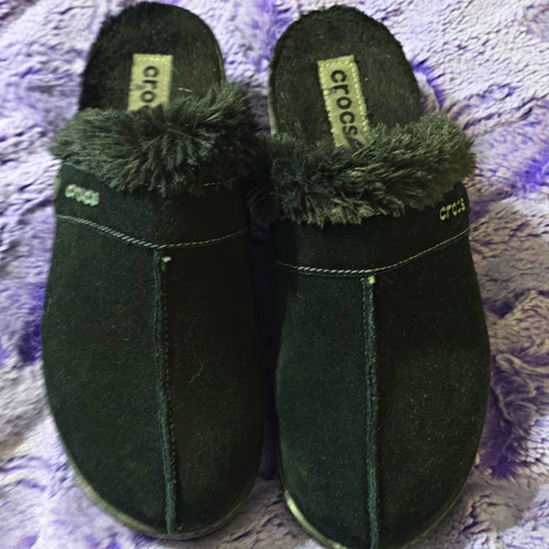 Crocs women black faux fur - faux,
