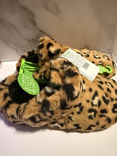 Crocs classic leopard fur - crocs,